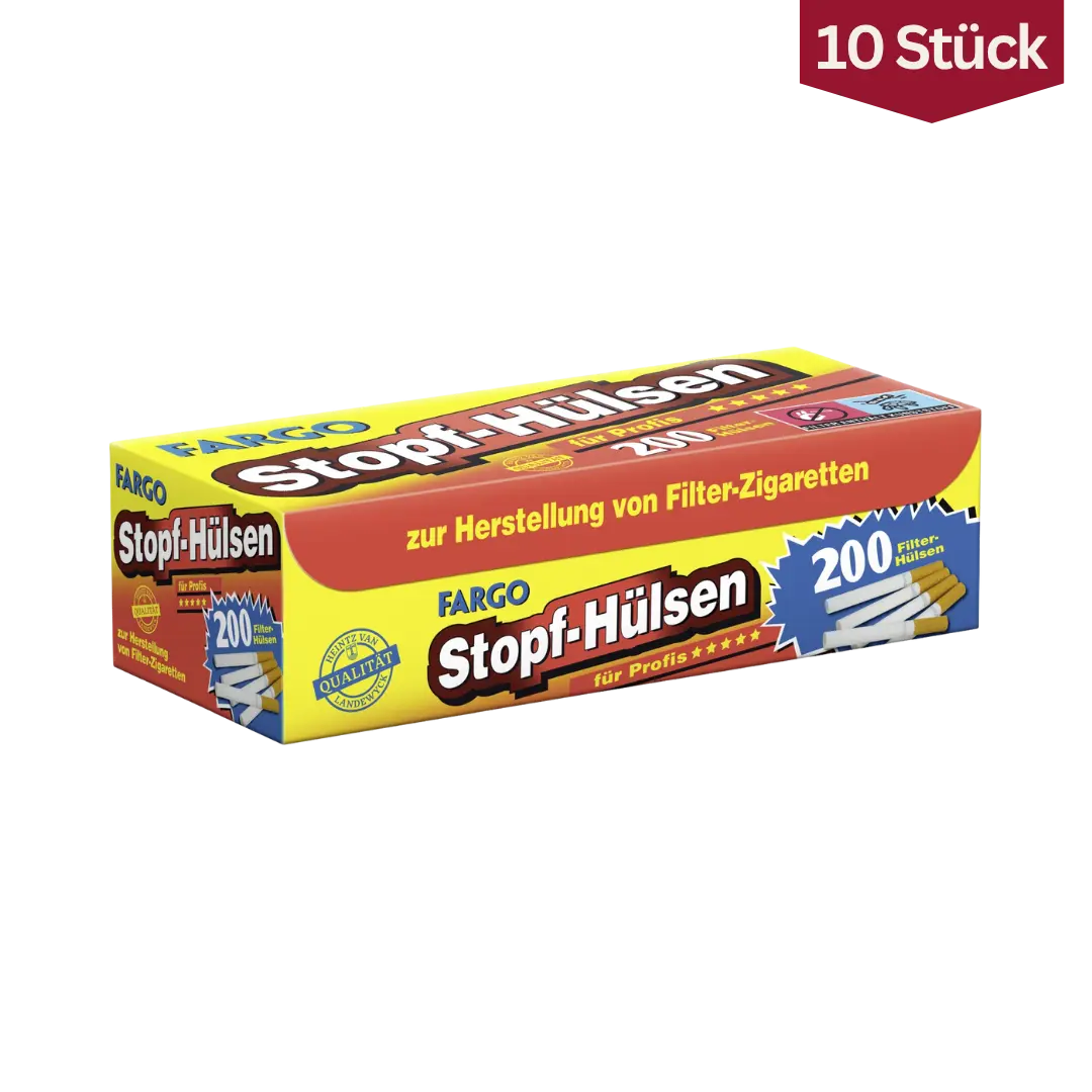 Bundle: Fargo Filterhülsen King Size (10x200 Stück)