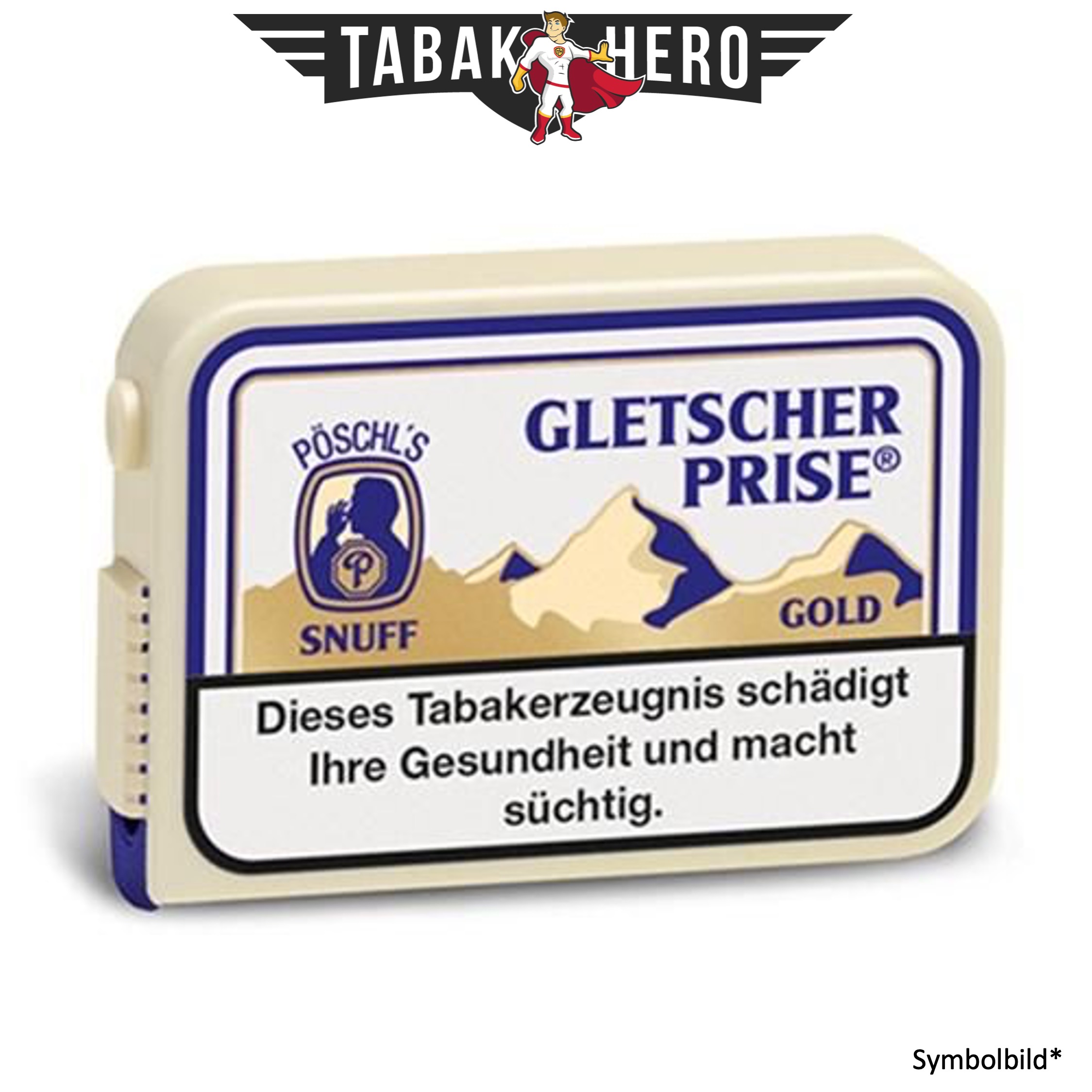 Gletscherprise Gold Snuff Schnupftabak 10g