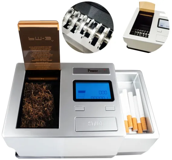 Shark Powermatic 3+ Deluxe Elektrische Stopfmaschine Silber