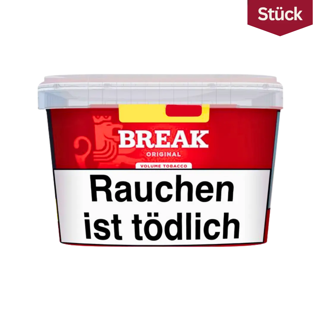 Break Original Red Tabak Volumentabak Eimer
