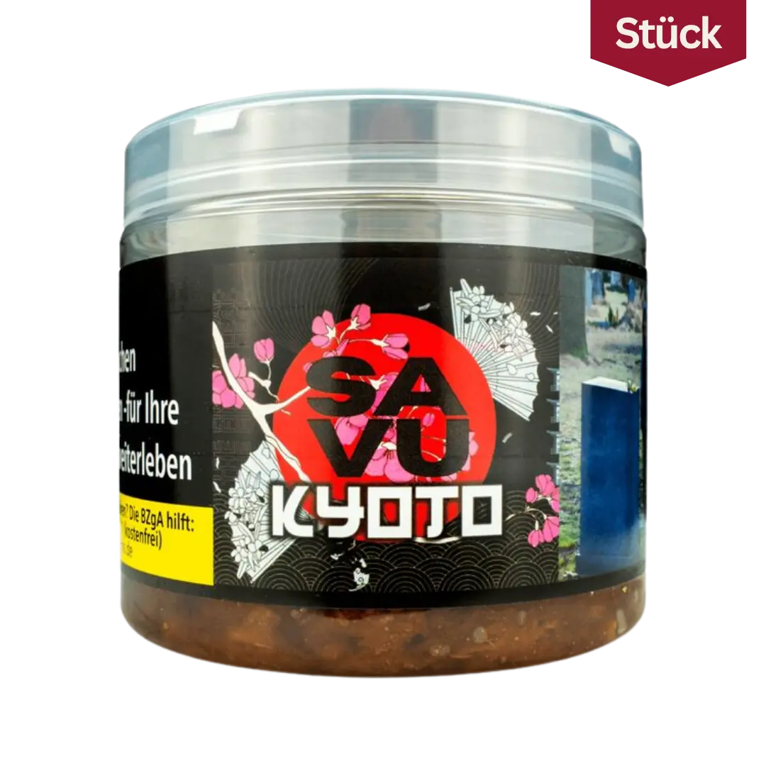 SaVu Kyoto Kirsche Tabak Shishatabak Dose (200g)