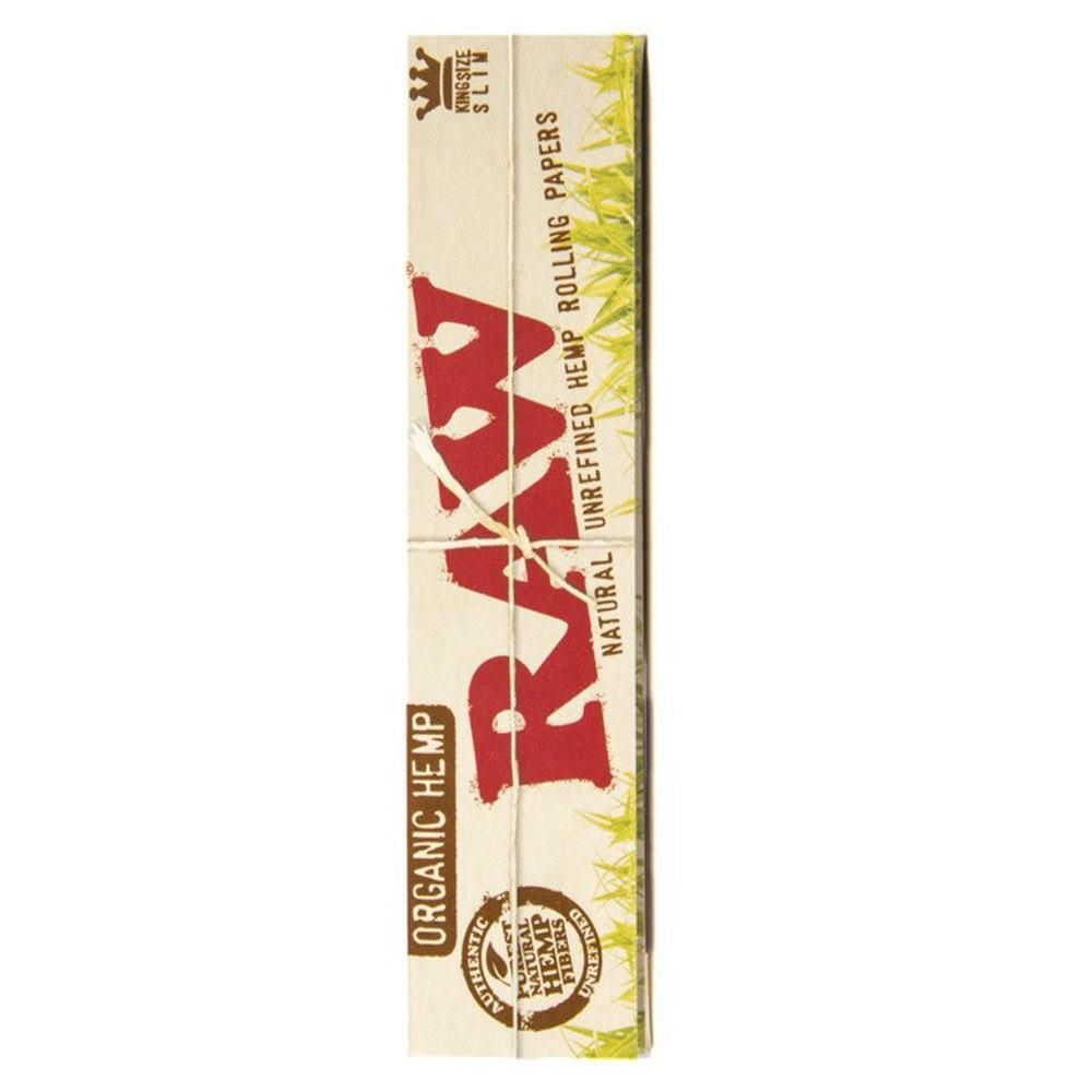 Raw Organic KS Slim Drehpapier/ Blättchen/ Zigarettenpapier 32 Blatt