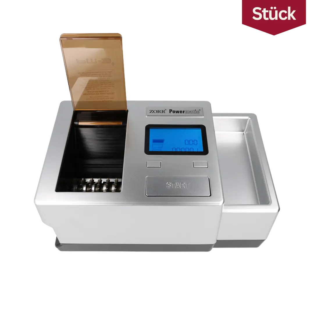 Zorr Powermatic 3+ Deluxe Elektrische Stopfmaschine silber