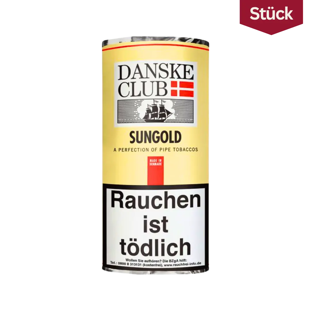 Danske Club Sungold Vanilla Tabak Pfeifentabak Pouch (50g) Danske Club Sungold Vanilla Tabak Pfeifentabak Pouch (50g)