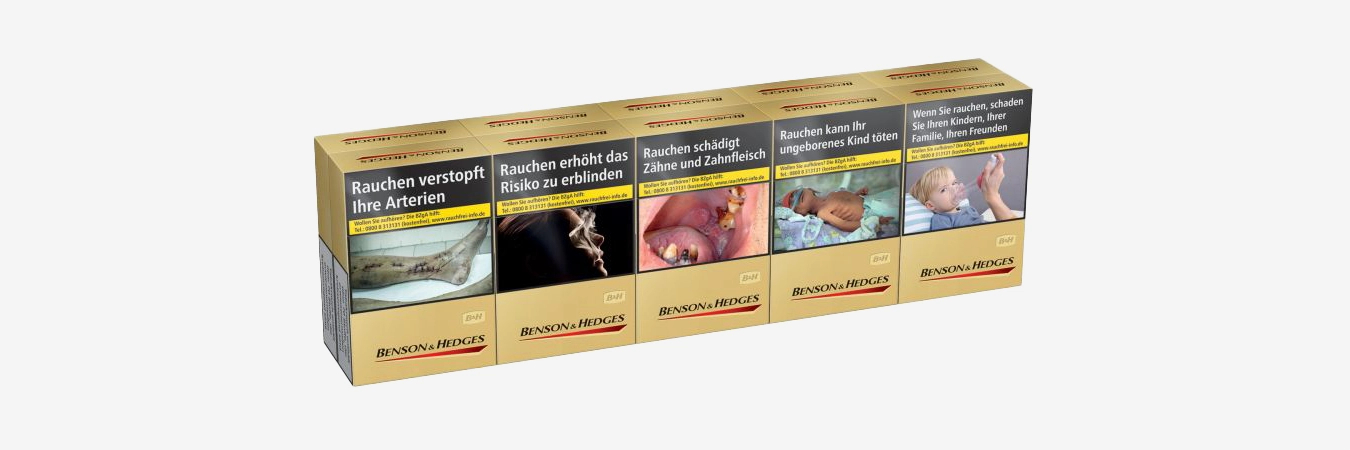 Benson & Hedges Gold Zigarettenstange