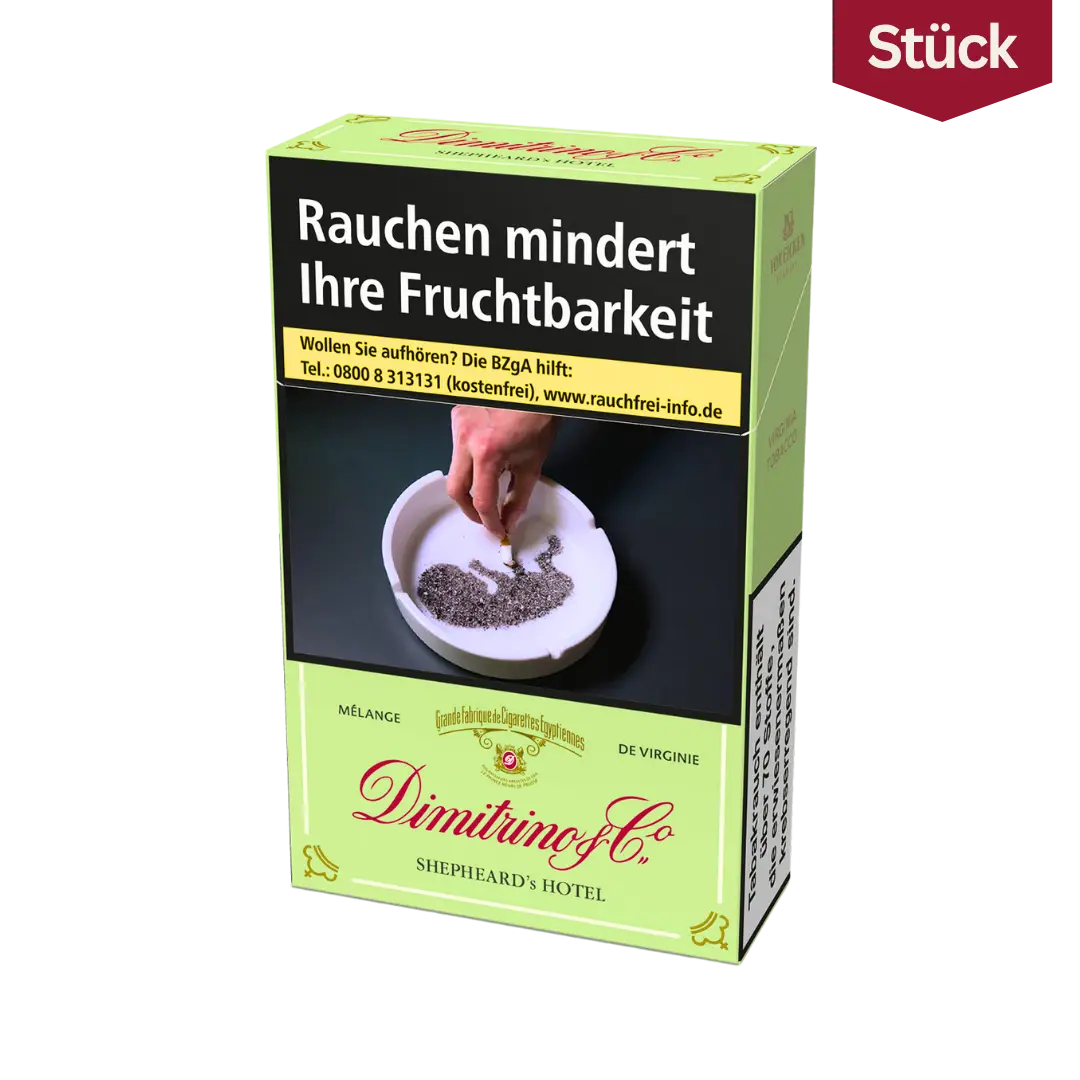 Dimitrino Co Shepheards Hotel Zigaretten