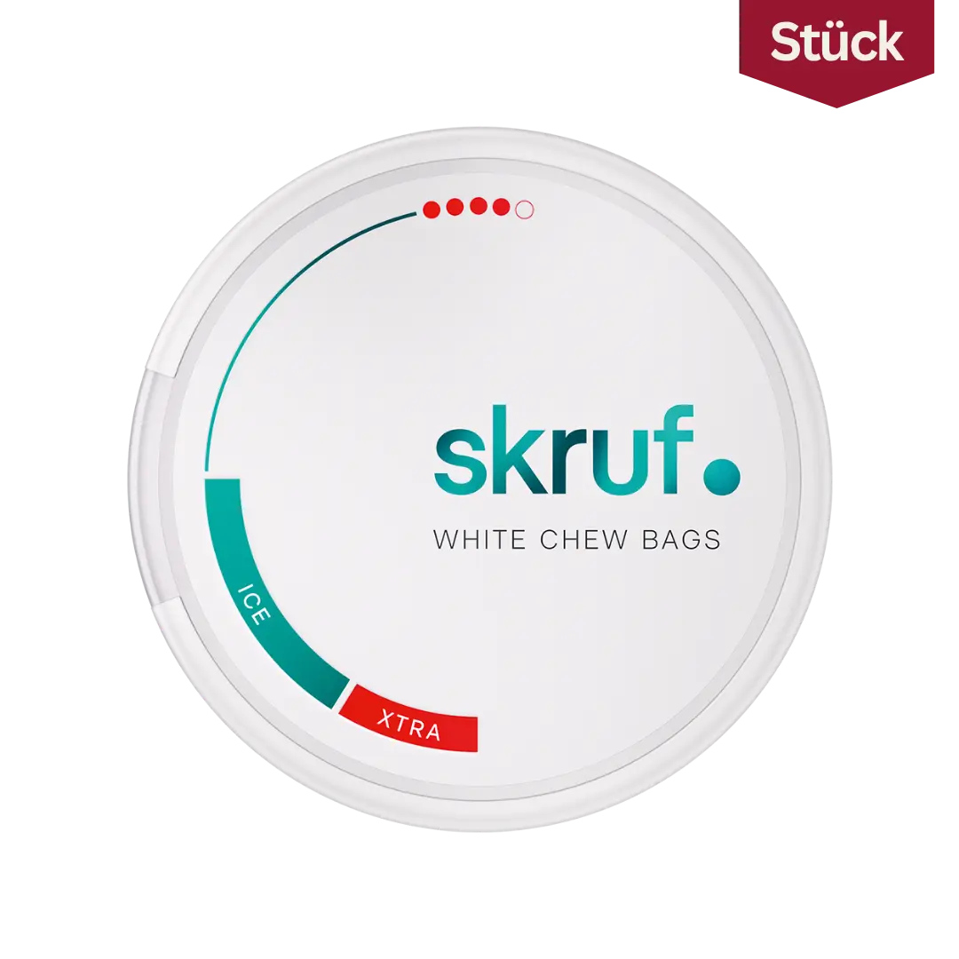 Skruf Ice White Xtra Snus Kautabak (1 Stück)