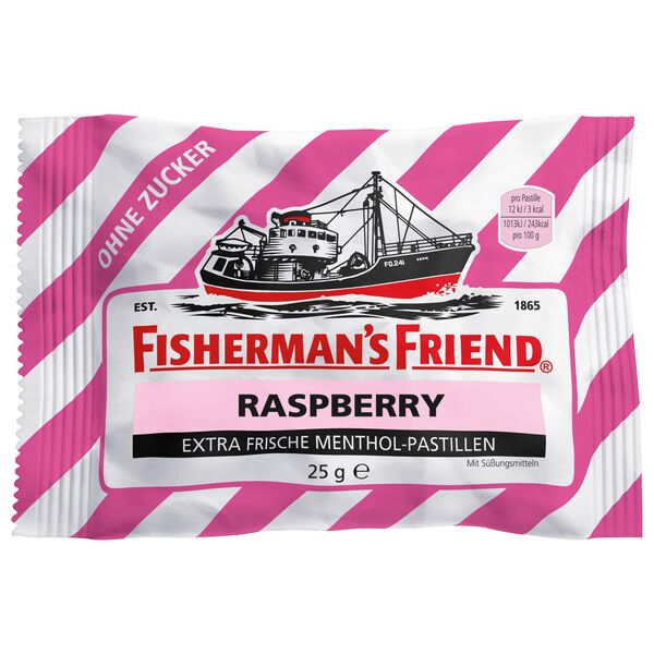 Fisherman's Friend Raspberry ohne Zucker (24x25g)