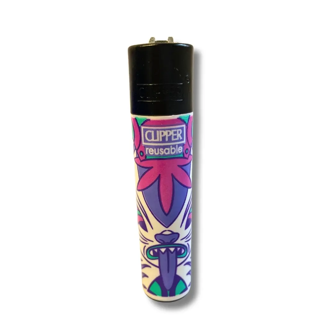 Clipper Feuerzeug Hippie Hemp 2/4