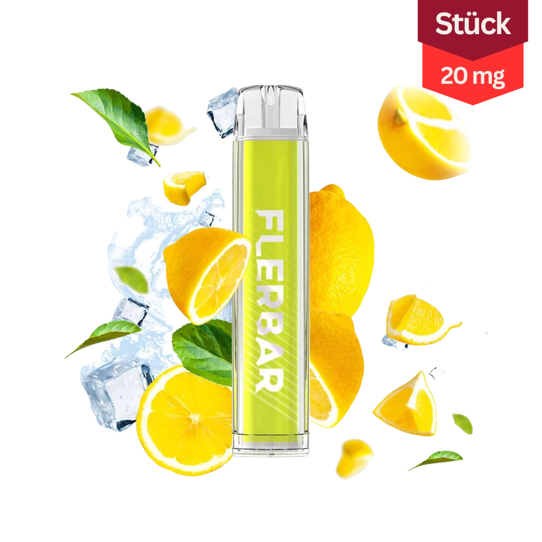 Flerbar M Lemon Vape Einweg E-Zigarette 20mg