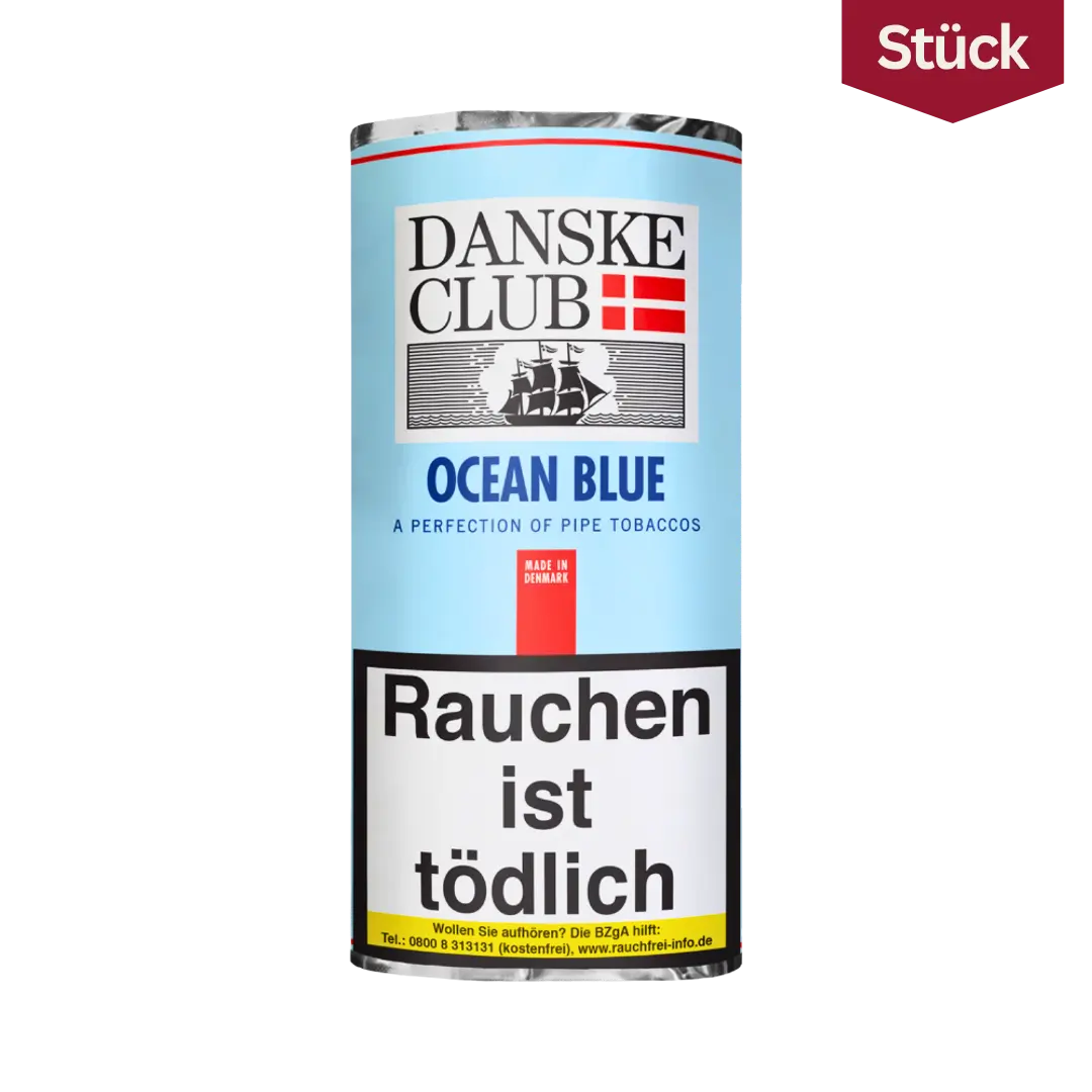 Danske Club Ocean Blue Tabak Pfeifentabak Pouch (50g)