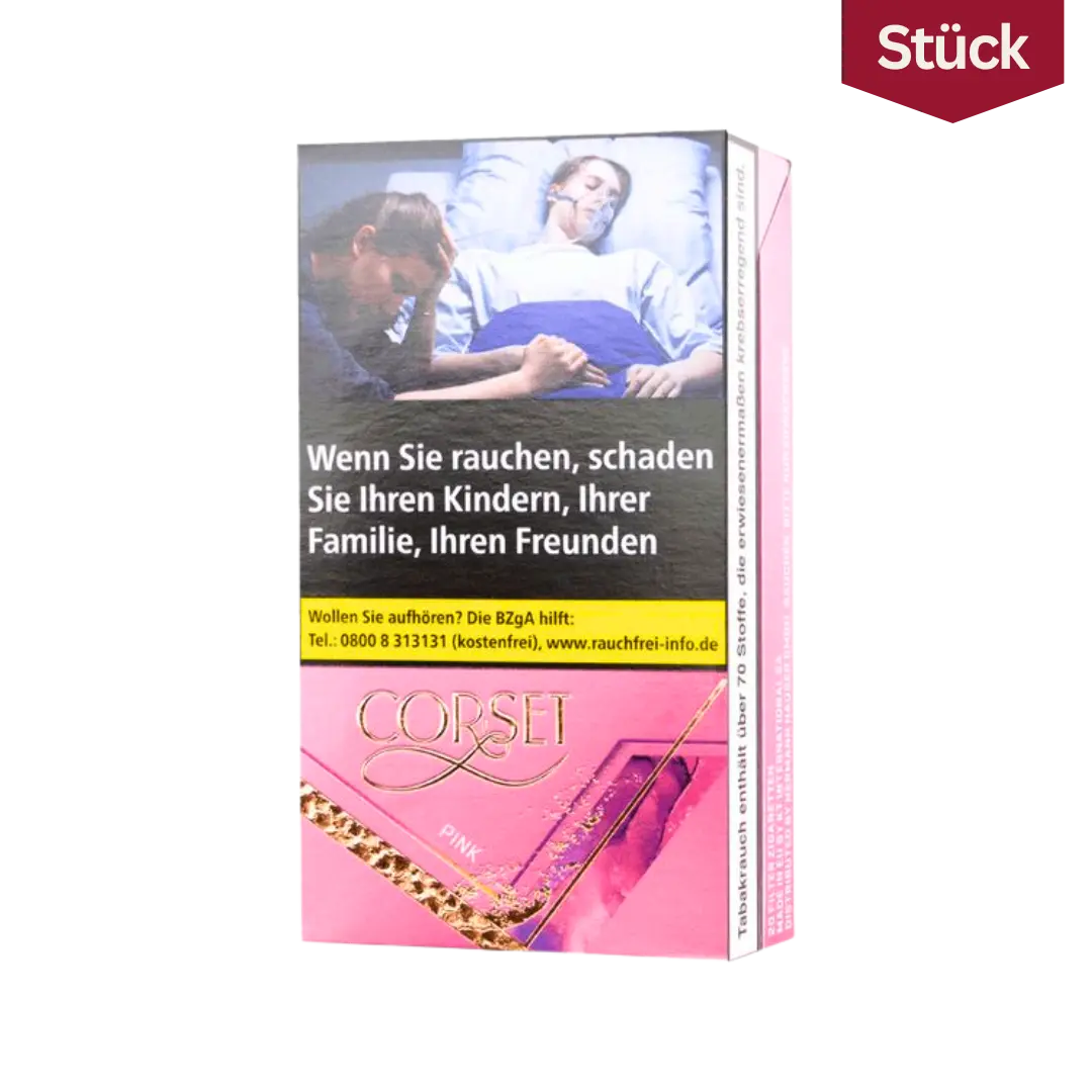 Corset Pink (Coral) Slim Zigaretten (20 Stück)