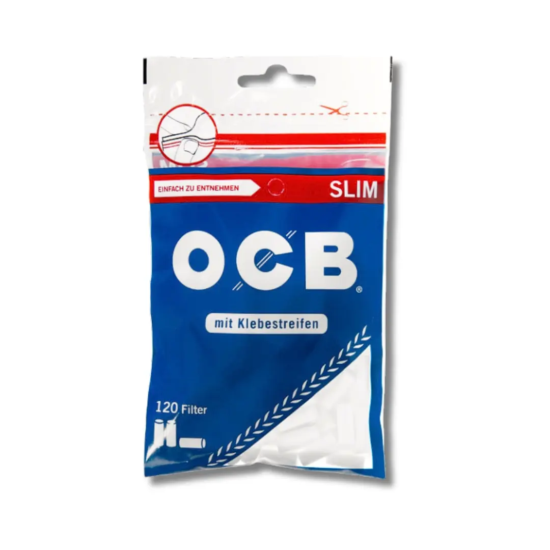 OCB Blau Slim Zigarettenfilter (120 Stck)