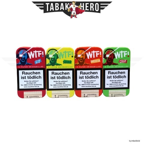 WTF! Lit Filter Shisharillo (5 Filter Zigarillos Dunkle Beeren)