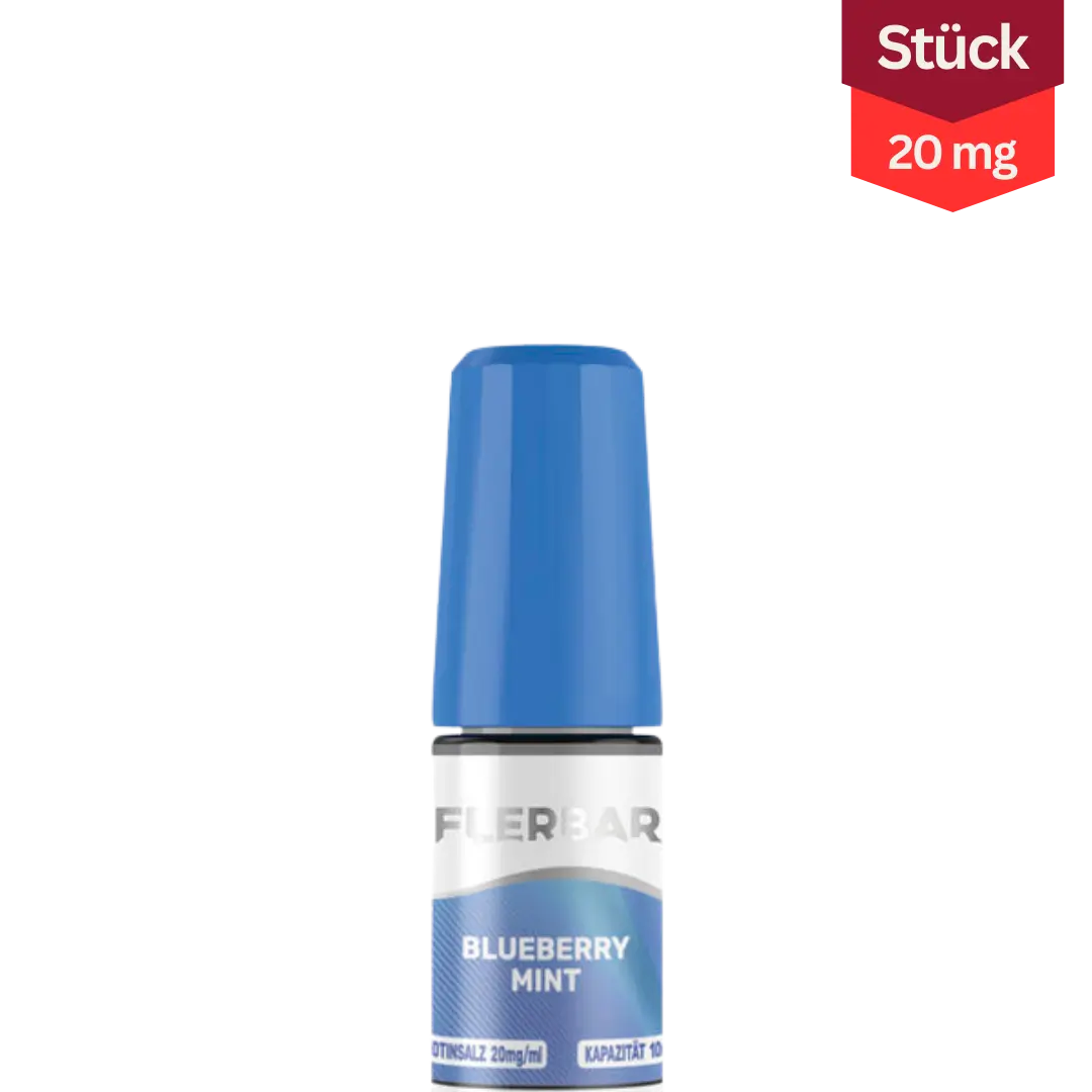 Flerbar Vape Liquid Blueberry Mint 20mg (10ml)
