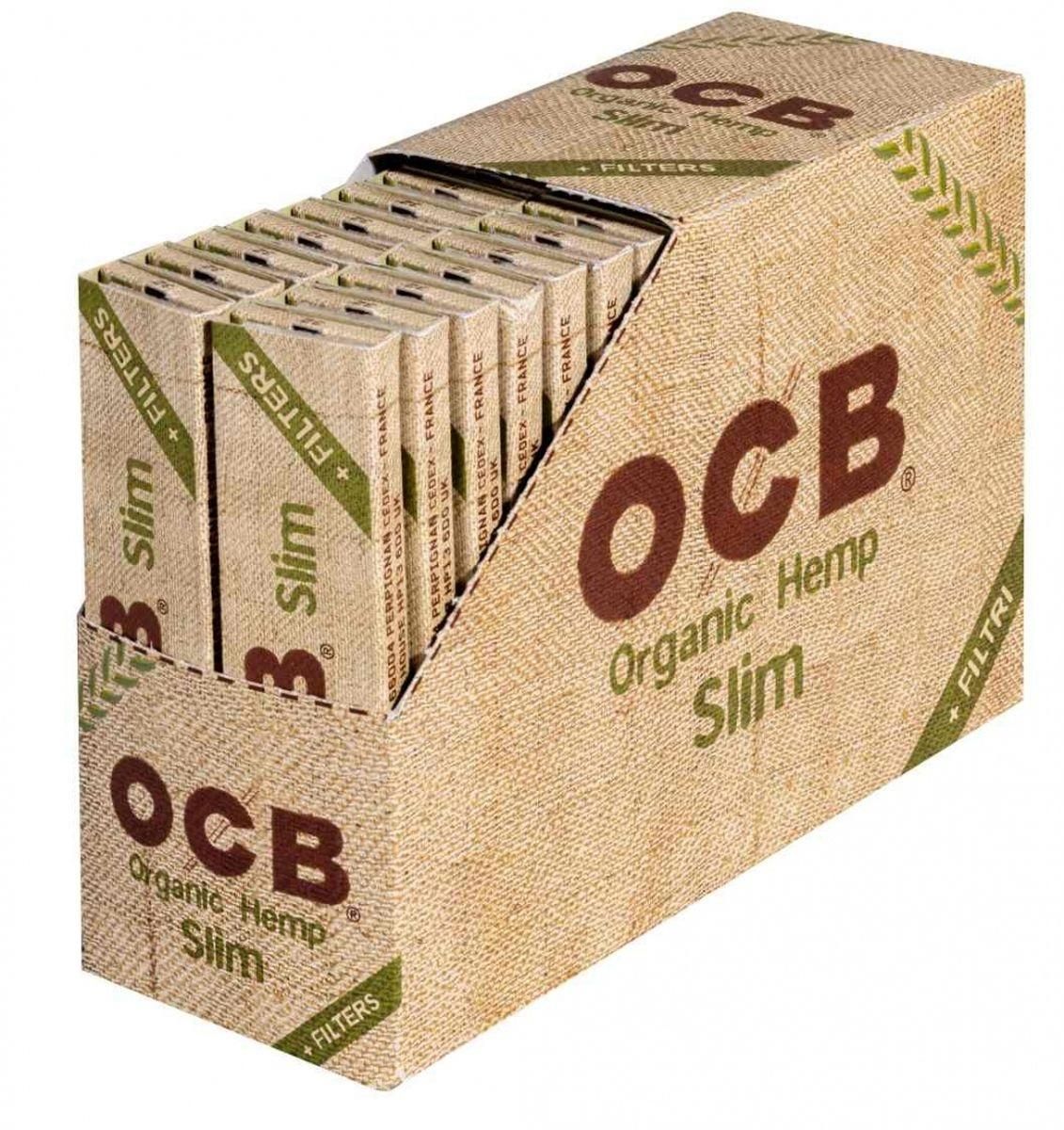 OCB Organic Hemp Slim + Tips 32er (1x32 Stück)