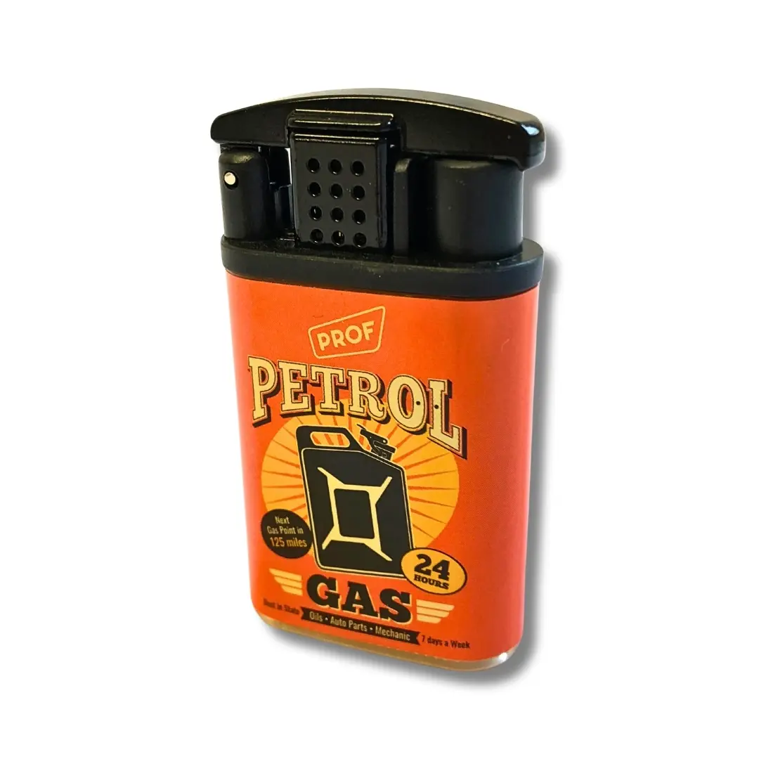 Prof Sturmfeuerzeug Jetflame Petrol Orange