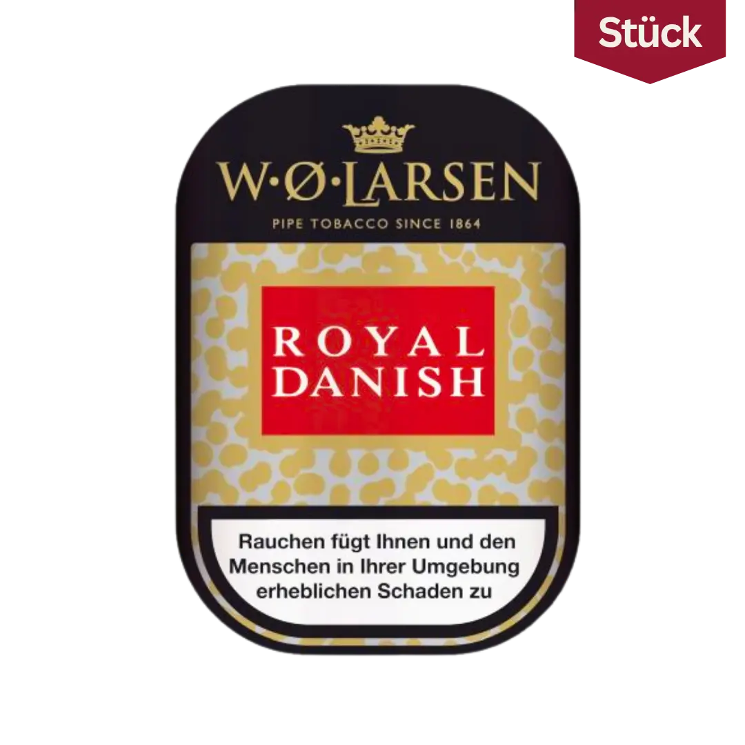 W.O. Larsen Royal Danish Tabak Pfeifentabak Dose (100g)