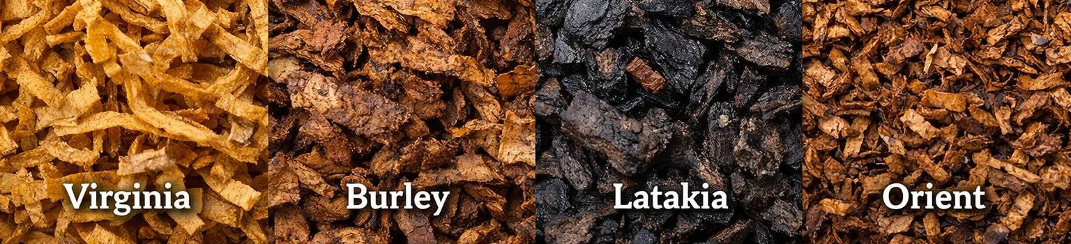 Pfeifentabak Arten im Vergleich