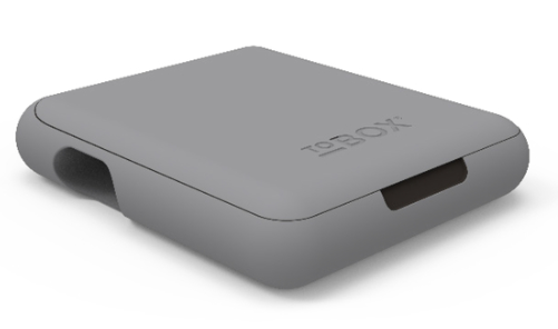 TOBOX Classic Tabakbox mit Feuerzeughalter Grau