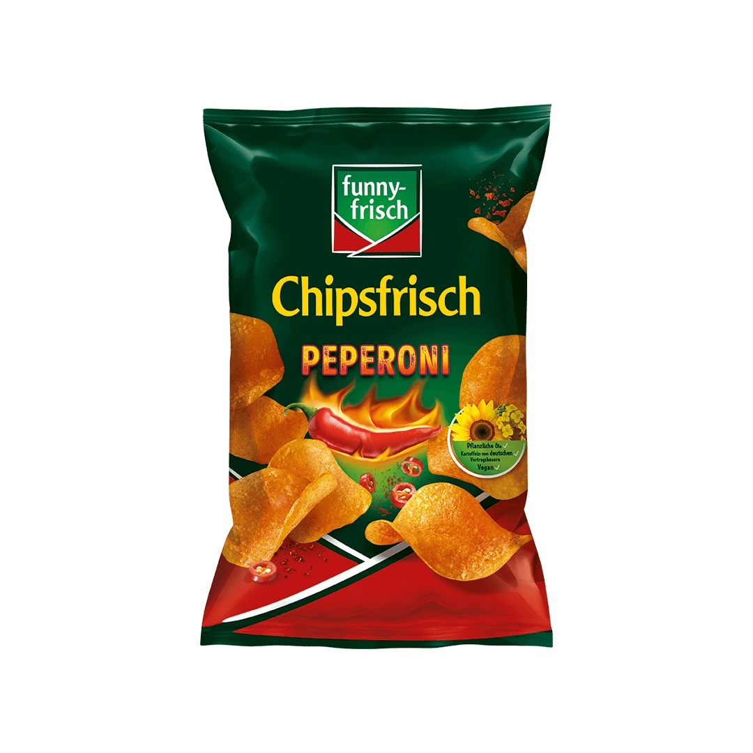 funny-frisch Chipsfrisch Peperoni (10x150g)