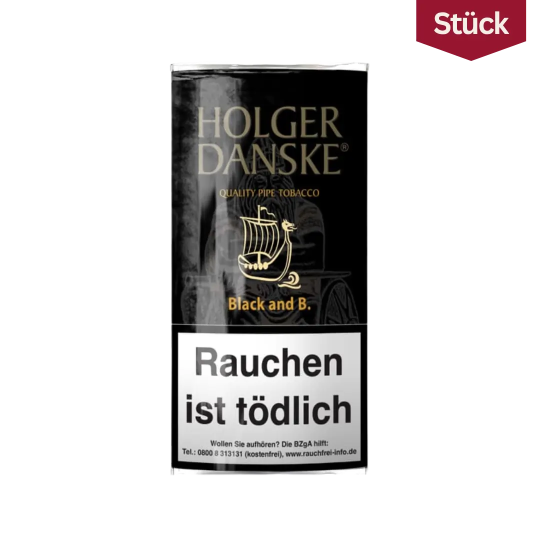 Holger Danske Black & Bourbon Tabak Pfeifentabak Pouch AP (40g)