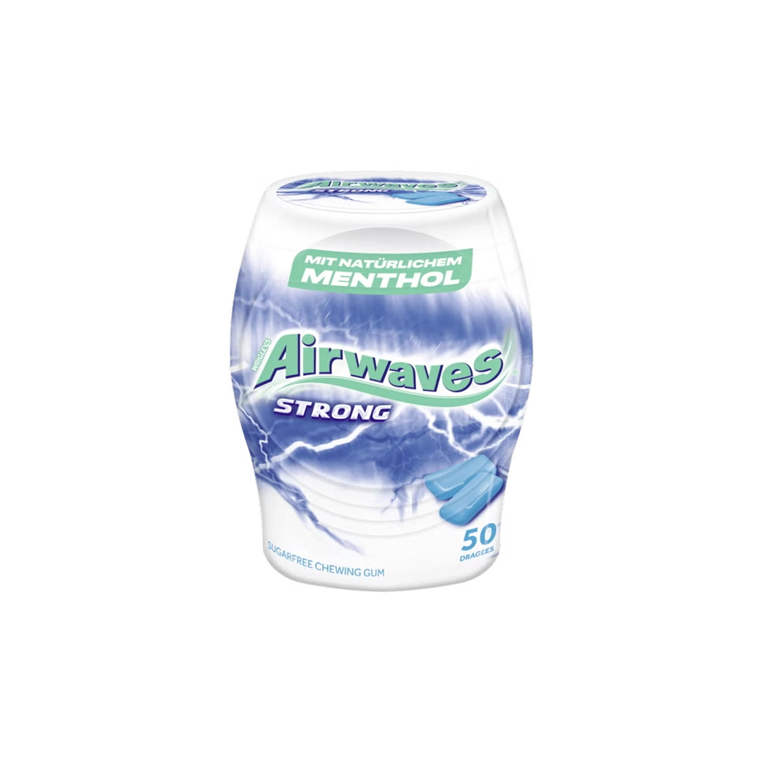 Wrigley's Airwaves Strong ohne Zucker Dose (12x50 Stück)