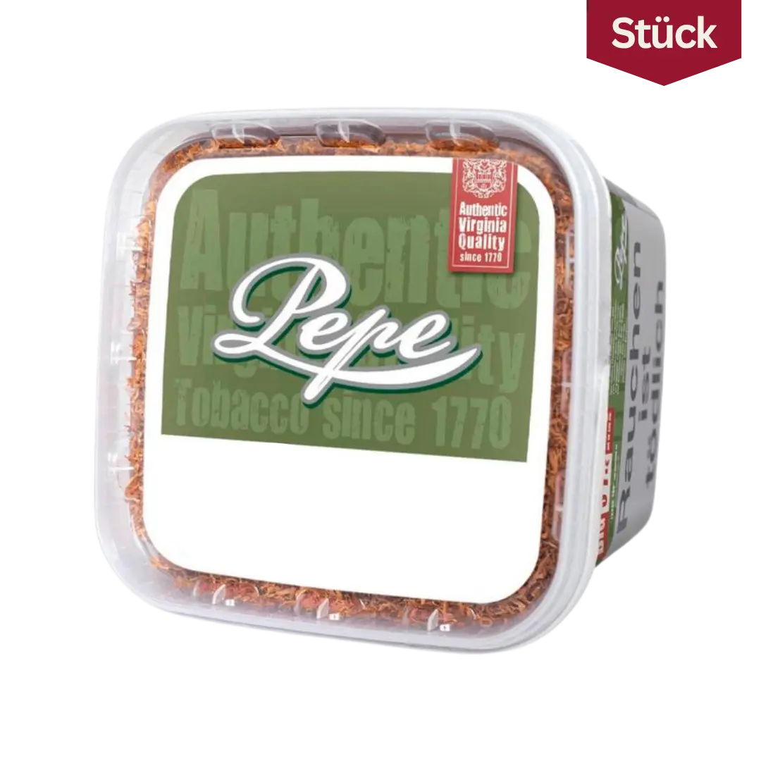 Pepe Rich Green Tabak Volumentabak Eimer (170g) Pepe Rich Green Tabak Volumentabak Eimer (170g)