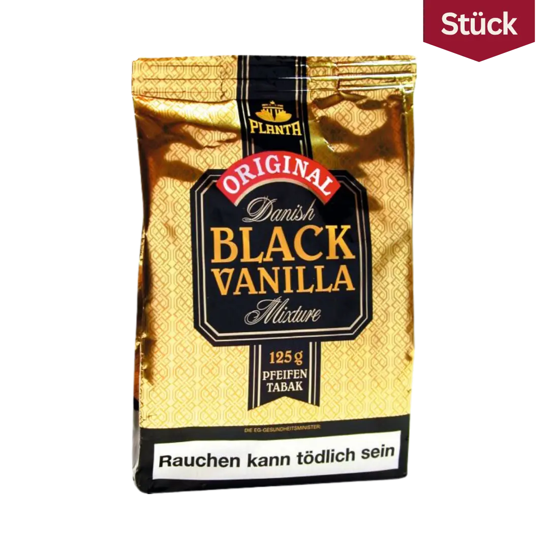Danish Black Vanilla Mixture Tabak Pfeifentabak Beutel (125g)