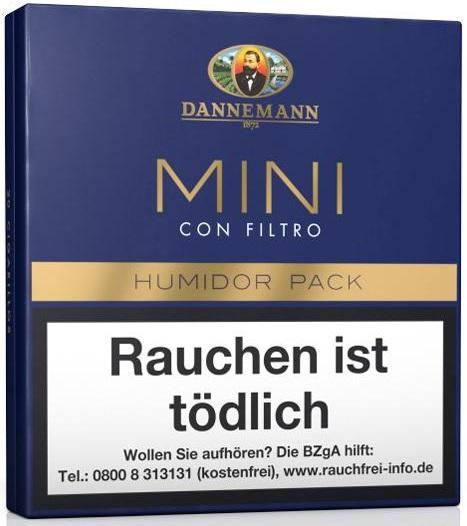 Dannemann Mini Zigarillo Stange Con Filtro (5x20 Stück)