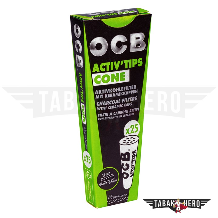 OCB Activ'Tips Cone 25er