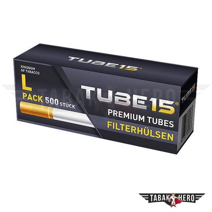 Tube15 Hülsen Filterhülsen (500 Stück)