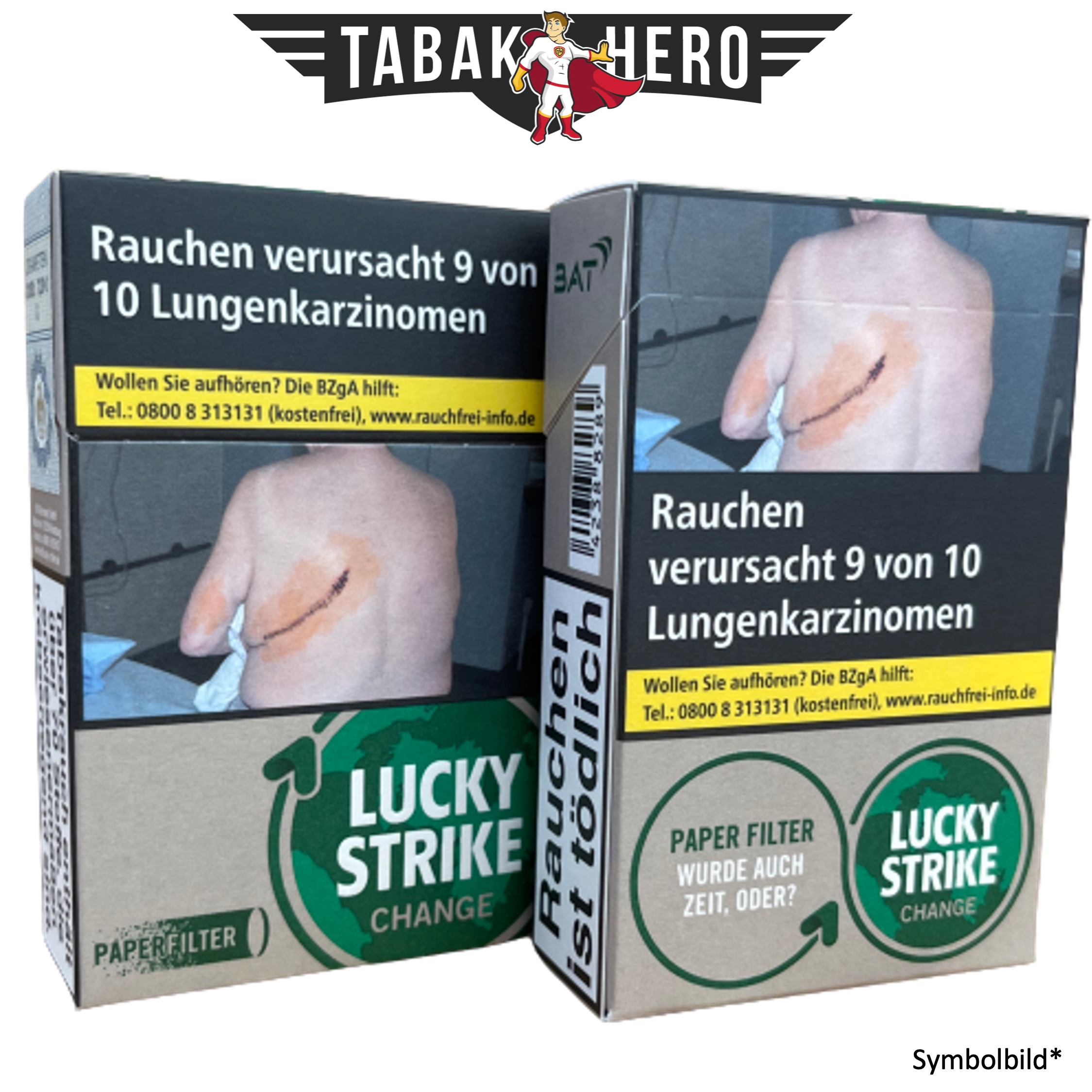 Lucky Strike Change Dark Green Zigaretten Stange 10x20 Stück