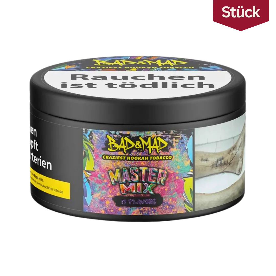 Bad Mad Master Mix Fruechtemix Tabak Shishatabak