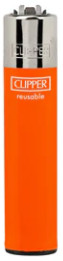 Clipper Feuerzeug Classic Solid Branded Orange