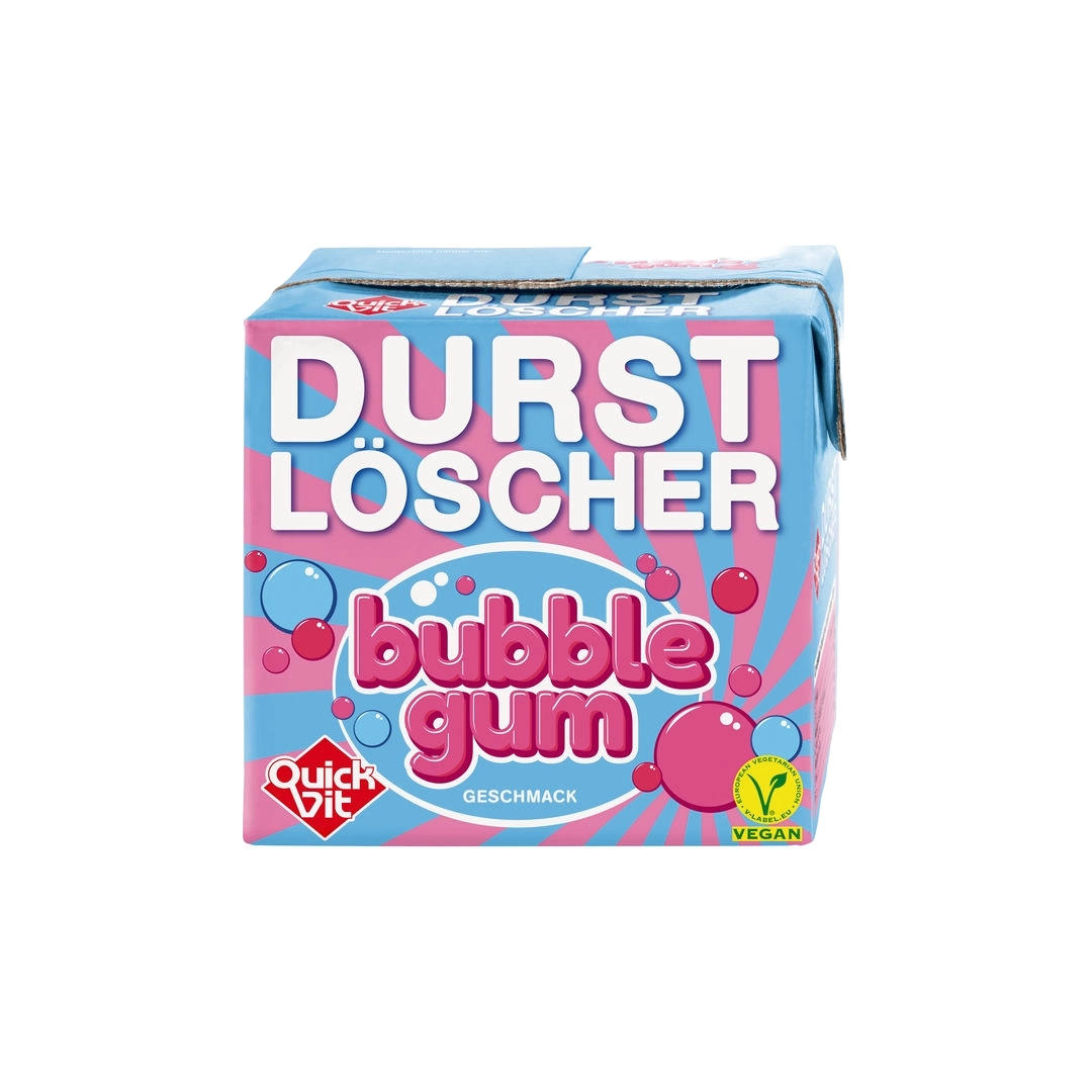 QuickVit Durstlöscher Bubble Gum (12x0,5L)