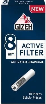 Gizeh Active Filter 8mm 10 Stück