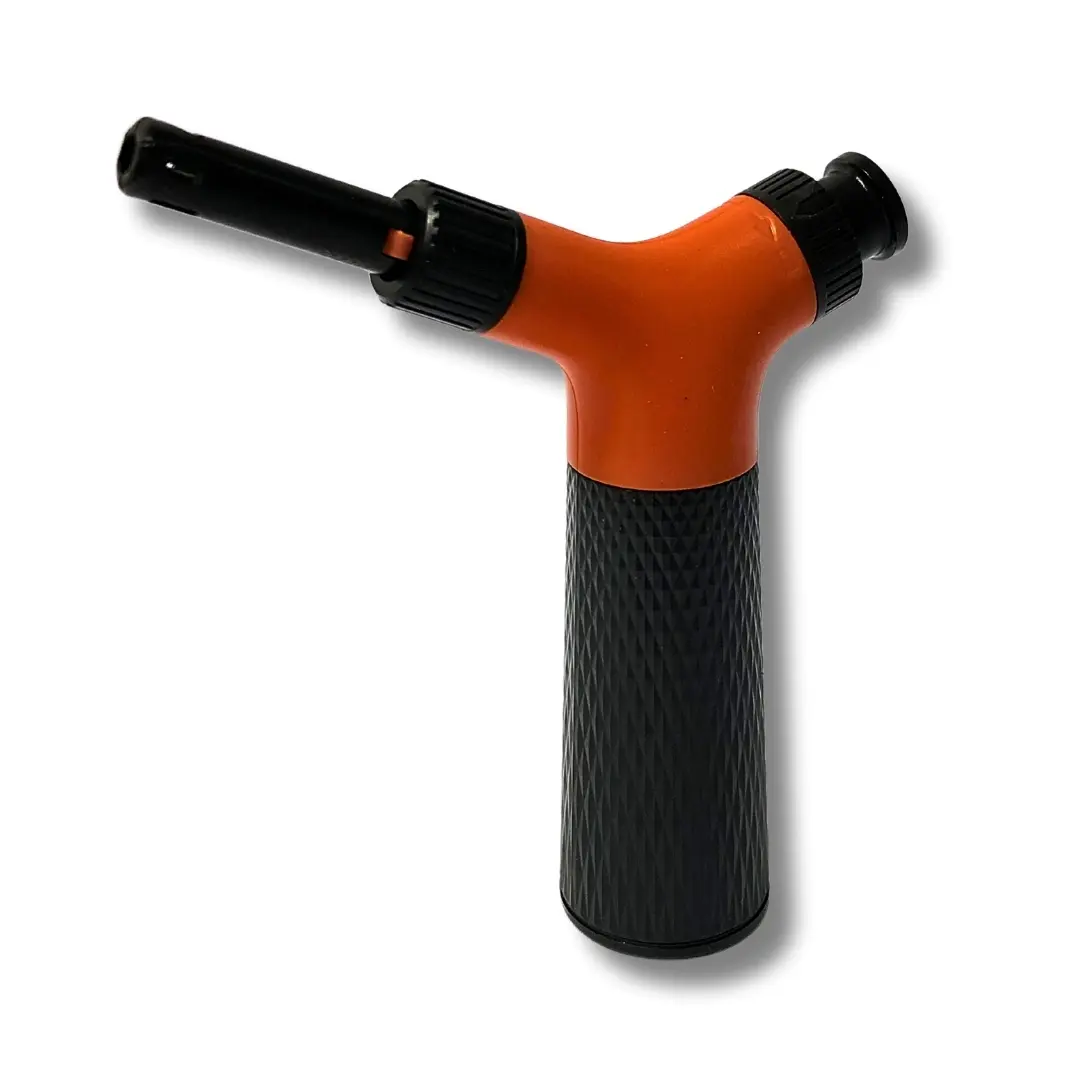 Prof Feuerzeug Elektro mit Powerknopf Orange