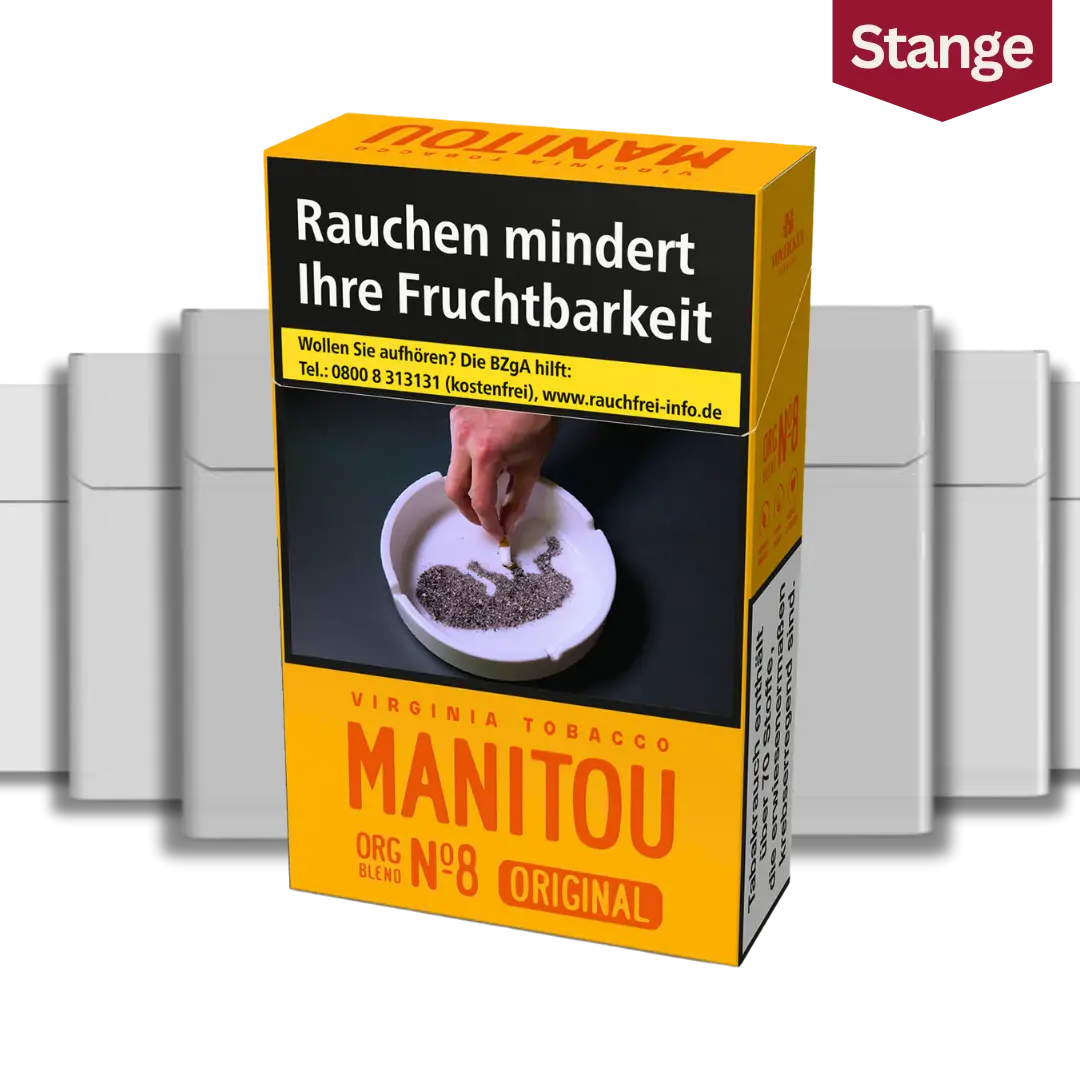Manitou Organic Blend No. 8 Gold Zigaretten Stange