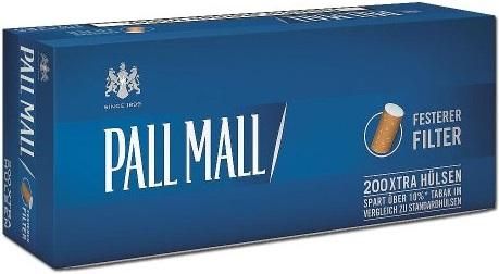 Pall Mall Blue Extra Hülsen Stange (10x200 Stück)
