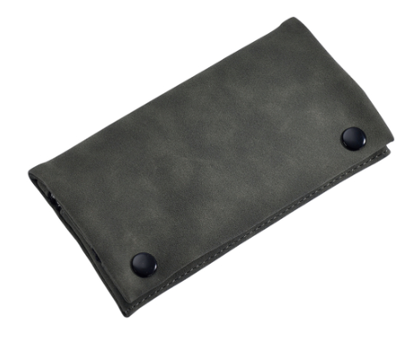 Champ Tabakbeutel Stoff Grau (160x90mm)