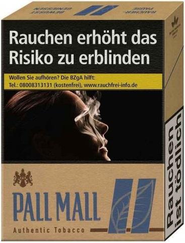 !ALTPREIS! Pall Mall Authentic Blue Zigaretten (35 Stück)