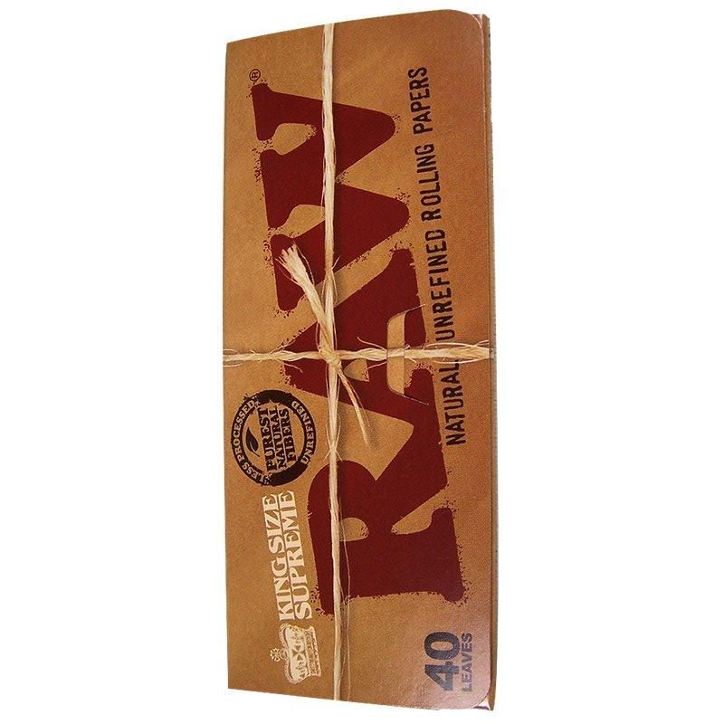 10 x 32 Blatt Raw Papers KS Supreme Drehpapier/ Blättchen/ Zigarettenpapier