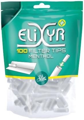 Elixyr+ Menthol-Filter Tips Aroma Filter 100 Stück