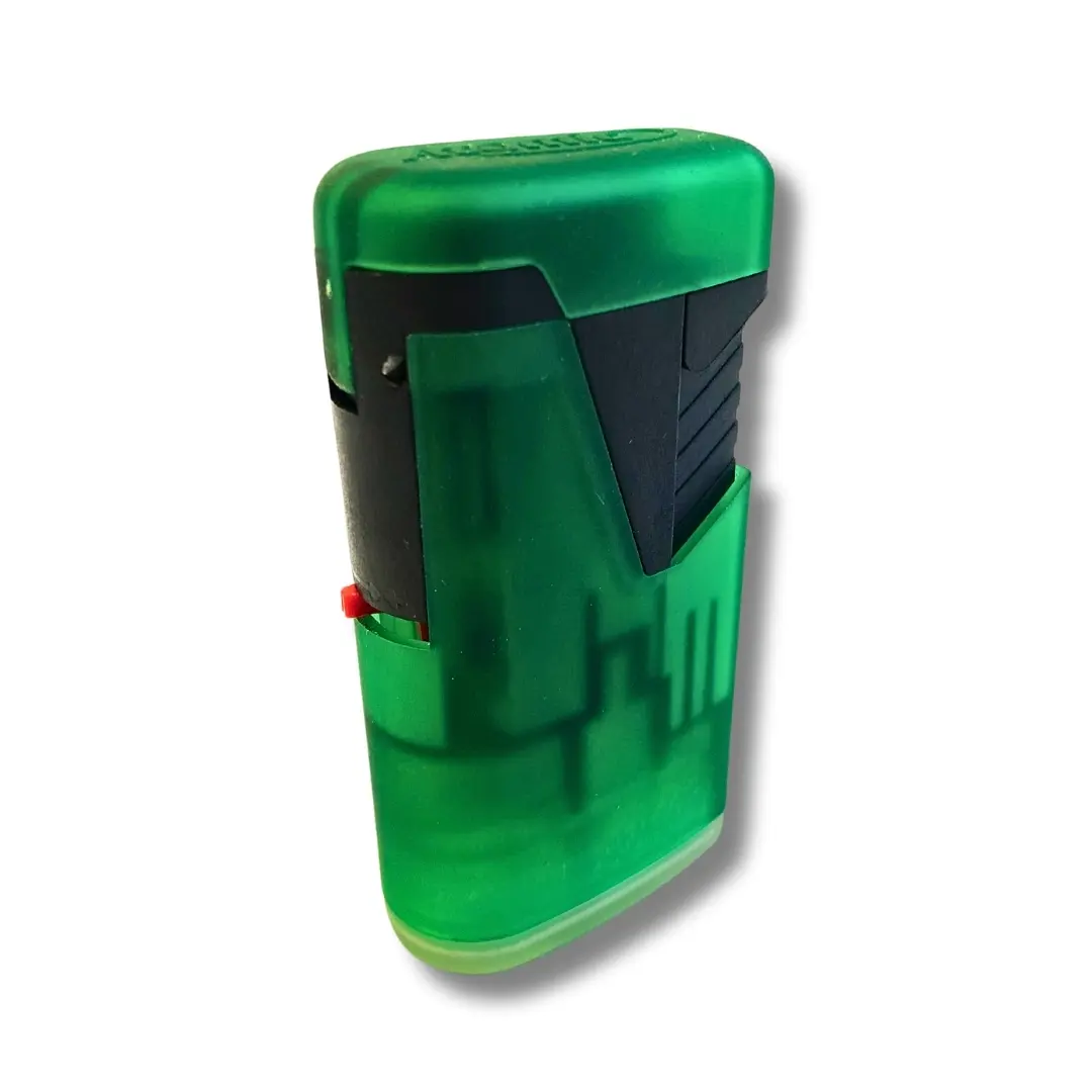 Atomic Sturmfeuerzeug Double Jetflame Gruen