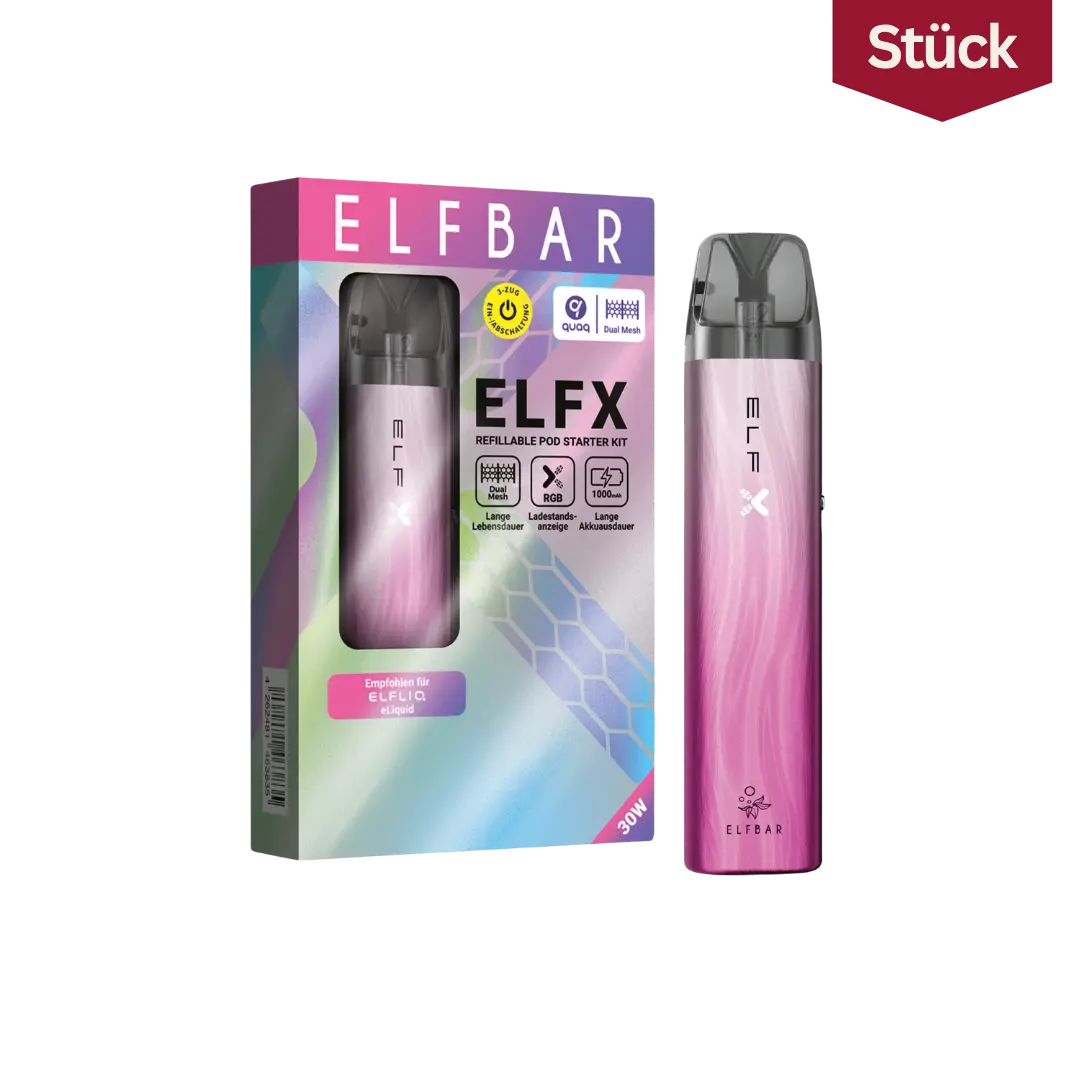 Elfbar Elfx Kit Silver Pink
