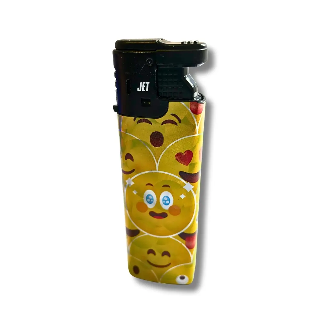 Lux Sturmfeuerzeug Jetflame Smiley Gluecklich