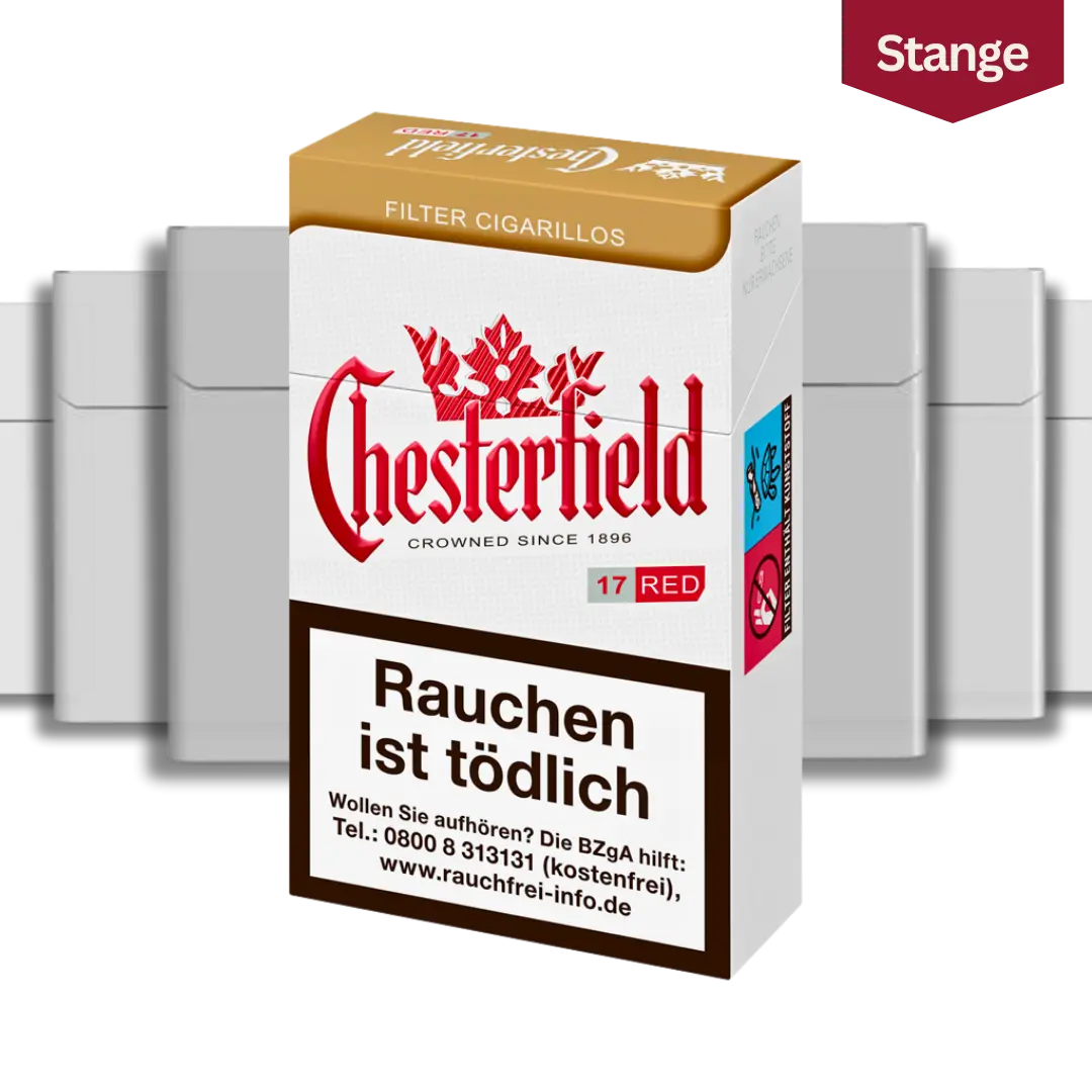 Chesterfield Red Zigarillos Stange