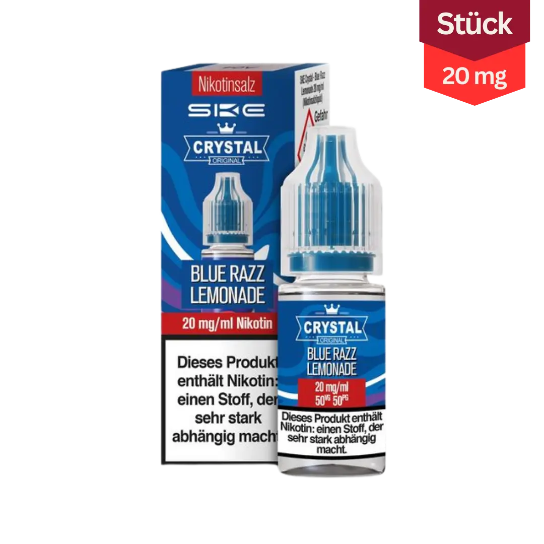SKE Crystal Vape Liquid Blue Razz Lemonade 20mg