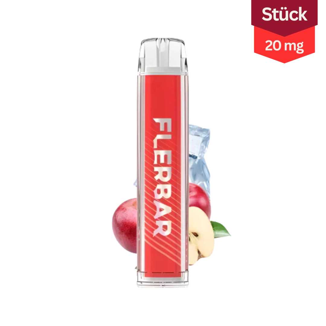 Flerbar M Apple Ice Vape Einweg E-Zigarette 20mg